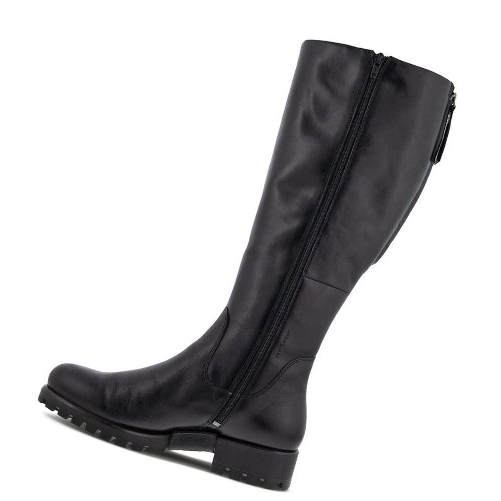 Women's Ecco Modtray High Boots Black | Canada 18XYU